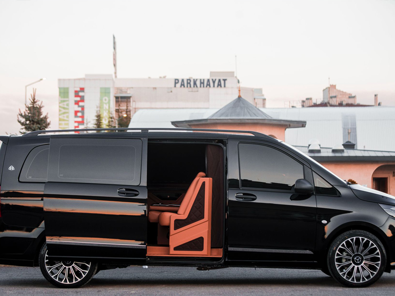 Ankara şoförlü Mercedes-Benz Vito VIP Tourer — dış görünüm